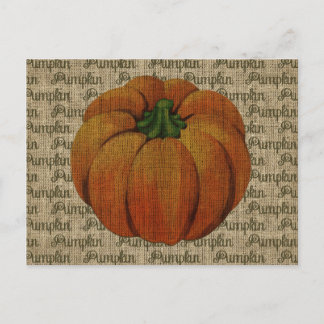 Halloween & Fall Vintage Pumpkin Postcard