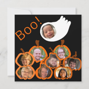 Halloween Family Collage Holiday Card