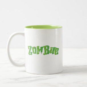 Halloween Family Couple Matching Zombie Zombae  Two-Tone Coffee Mug