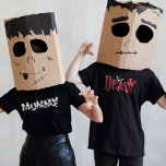 Halloween Family Matching Funny Deady Daddy Dad  T-Shirt<br><div class="desc">Happy Halloween everyone! Are you ready to bring out the Halloween spirit? These funny Halloween themes for couples and families are the best way to get involved in Horror Nights. Create a unified and heartwarming visual as your family showcases their spooky style together. Capture the magic of Halloween with these...</div>