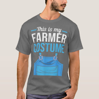 Halloween Farm This Is My Farmer Costume T-Shirt