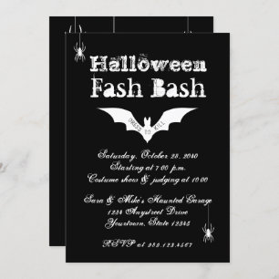 Halloween Fashion Costume Party Invitation