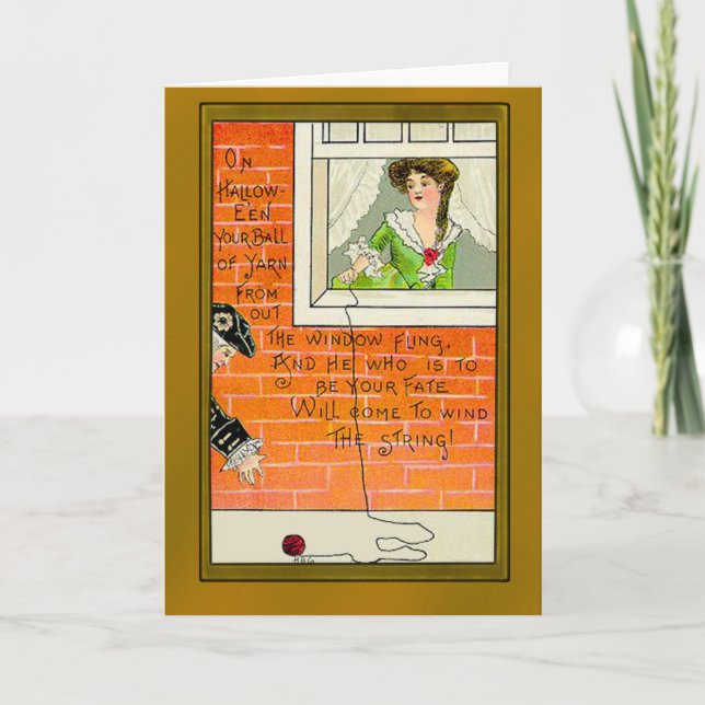 Halloween Fate Vintage Card (Front)