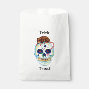 Halloween Favor Bags/Skull and Rat Bag