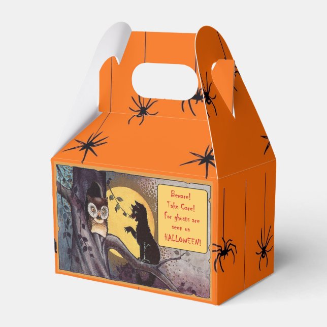Halloween  favor box (Front Side)