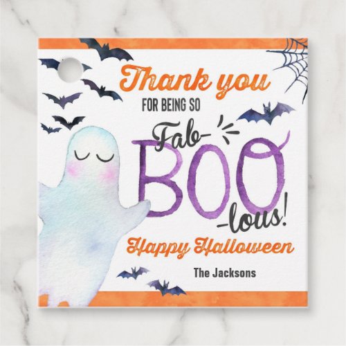 Halloween Favor tags