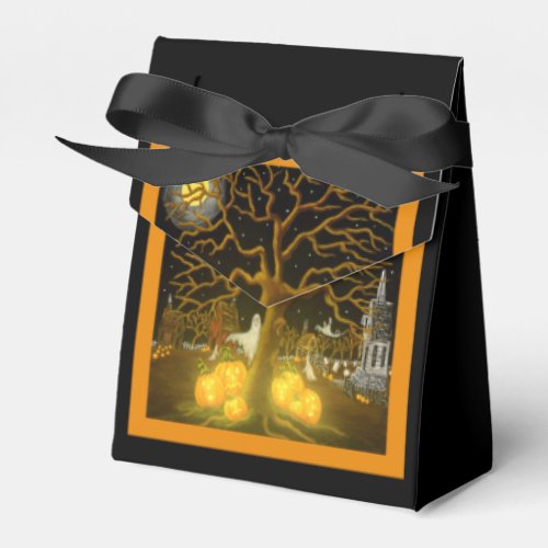 Halloween favor treat boxes