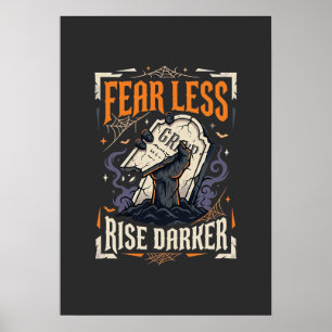 Halloween Fearless Monster Rise Poster