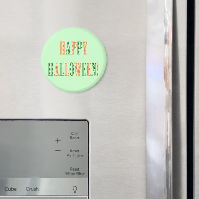 Halloween Festival Text Magnet (In Situ (Fridge))