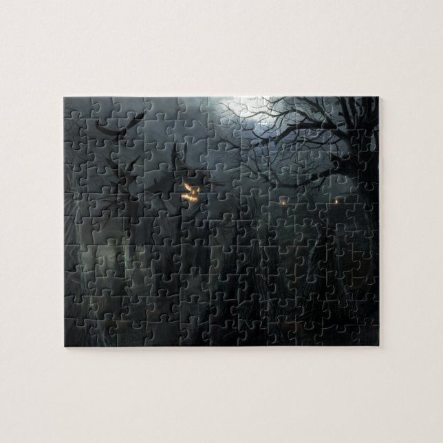 Halloween Field of Death Jigsaw Puzzle (Horizontal)
