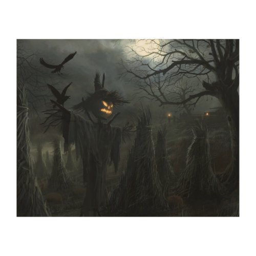 Halloween Field of Death Wood Wall Decor