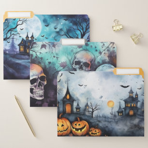 Halloween File Folders