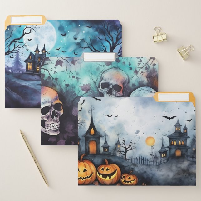 Halloween File Folders (Set)