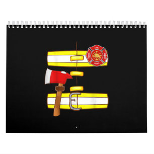 Halloween Firefighter Costume Fan Men Women Calendar