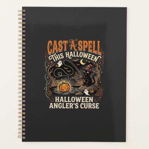 Halloween Fishing Spell Night Planner