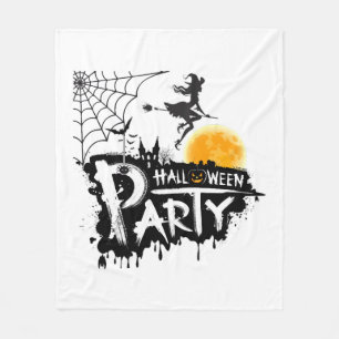 Halloween fleece blanket