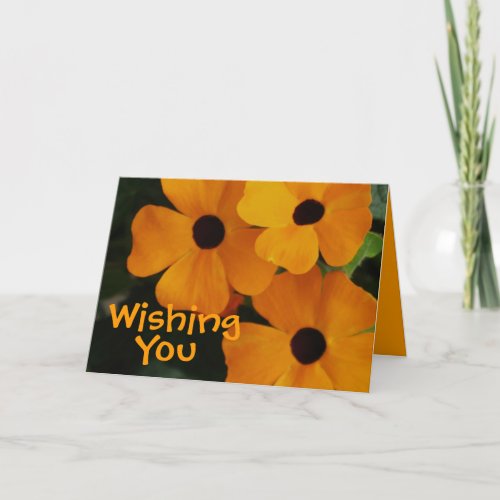 Halloween Flowers Card