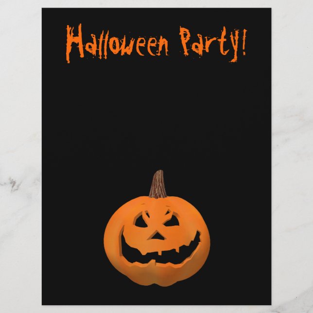 Halloween Flyer: Jack-o-Lantern Flyer (Front)