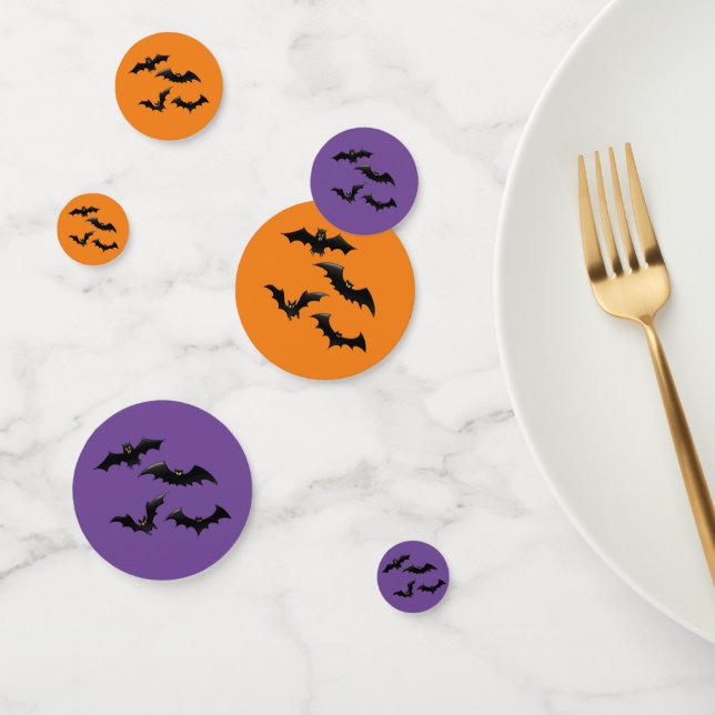 Halloween Flying Bats  Confetti (Group)