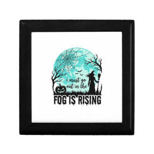 Halloween Fog Is Rising Witch Pumpkin Vintage Shir Gift Box