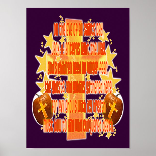 Halloween for Christians (Poem) Poster (Front)