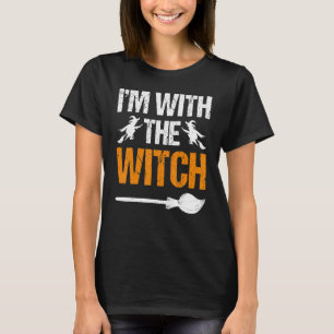 Halloween For Men I'm With The Witch Halloween T-Shirt