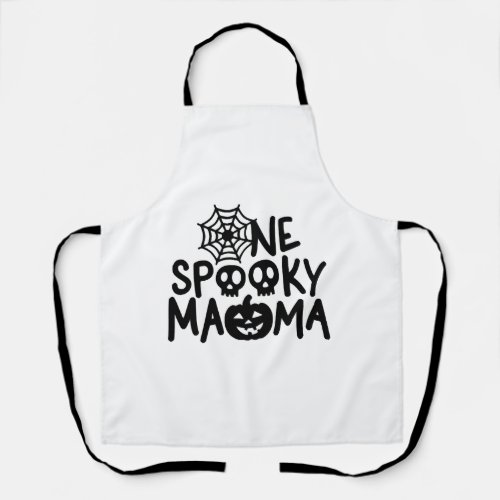 Halloween For Women Halloween One Spooky Mamma Apron