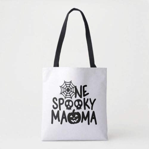 Halloween For Women Halloween One Spooky Mamma Tote Bag