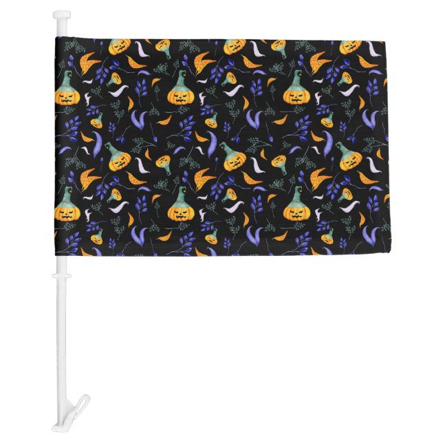 Halloween Forest Car Flag (Front)