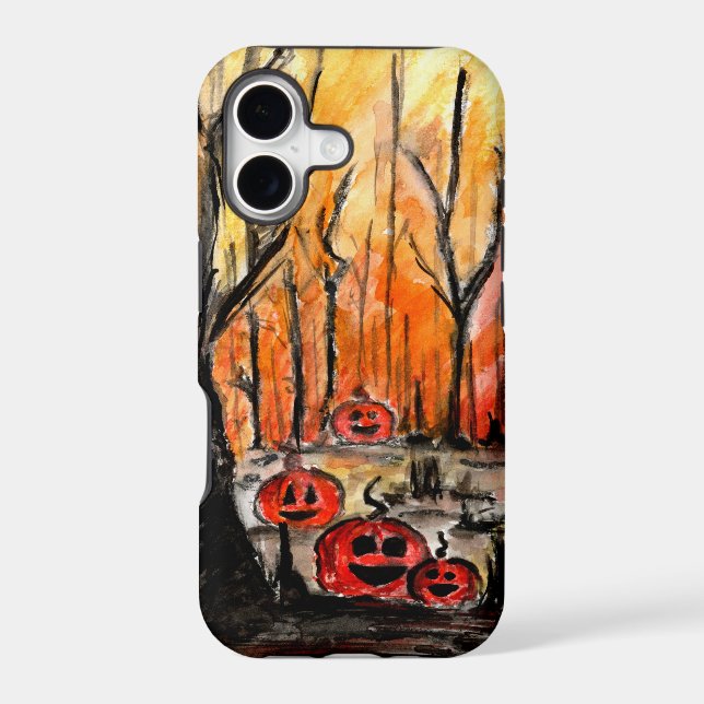 Halloween forest iphone case (Back)