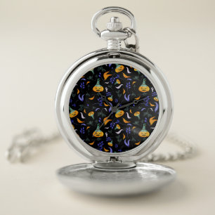 Halloween Forest Pocket Watch