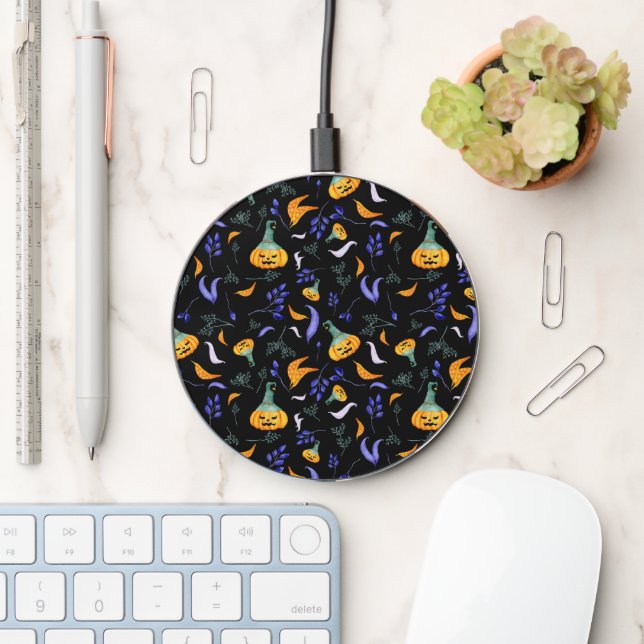 Halloween Forest Wireless Charger (Desk)