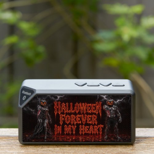 Halloween Forever In My Heart Gothic Pumpkin Jack  Bluetooth Speaker