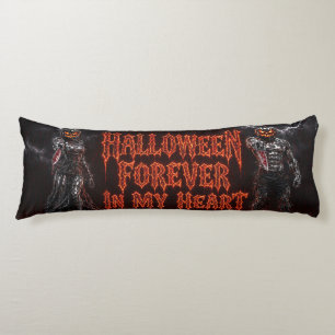 Halloween Forever In My Heart Gothic Pumpkin Jack Body Pillow