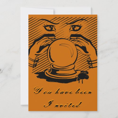 Halloween Fortune Custom Invites