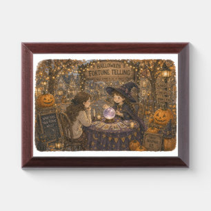 Halloween Fortune Telling for Witchy Party Lovers Award Plaque