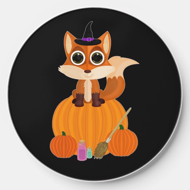 Halloween Fox Wireless Charger (Front)