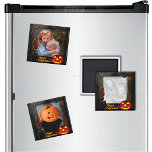 Halloween Frame Magnet<br><div class="desc">👉 Upload your photo into this #Halloween #Frame #Magnet</div>