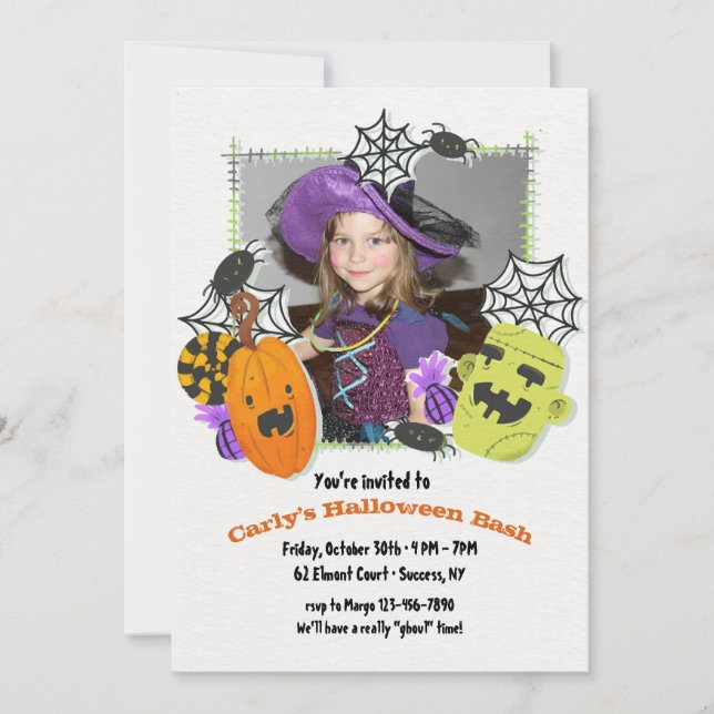 Halloween Frame Party Invitation (Front)