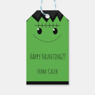 Halloween Frankenstein Costume Party Favor Gift Tags
