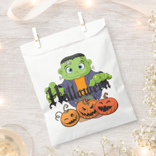 Halloween Frankenstein  Favor Bag
