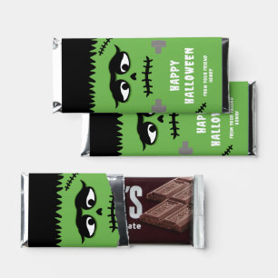 Halloween Frankenstein Monster Hershey Bar Favors