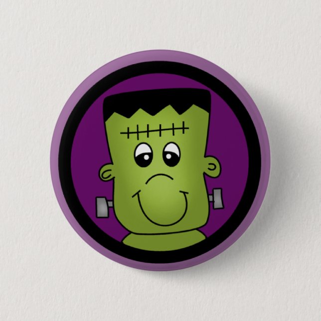 Halloween Frankie Tshirts and Gifts Pinback Button (Front)