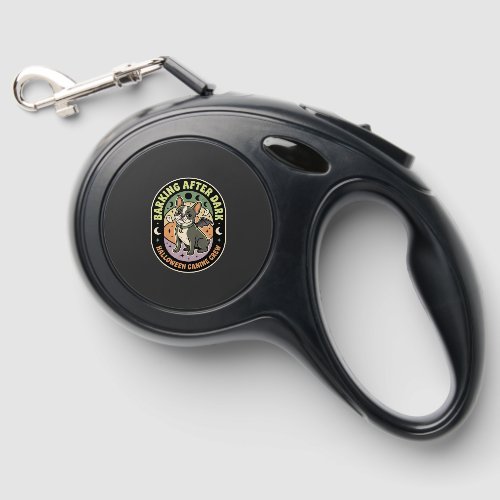 Halloween French Bulldog Night Patrol Retractable Pet Leash