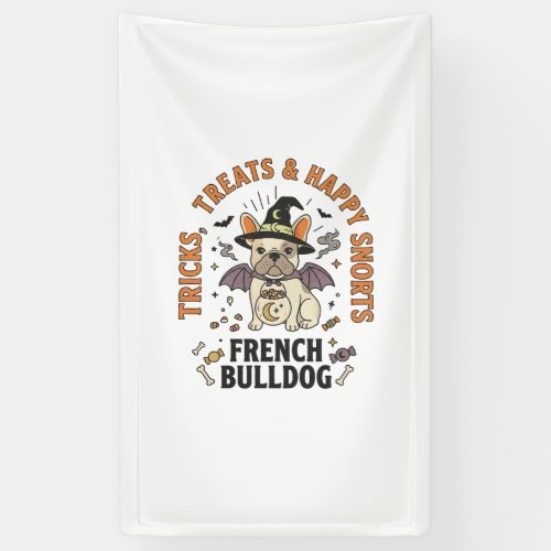 Halloween French Bulldog Trickster Banner