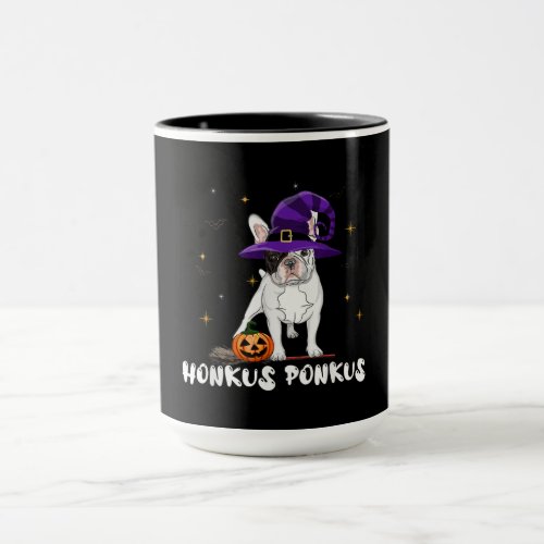 Halloween French Bulldog Witch Honkus Ponkus Mug
