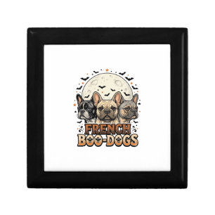 Halloween Frenchie Boo Dogs Funny Vintage_1 Gift Box