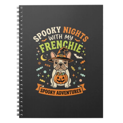Halloween Frenchie Night Companion Notebook