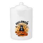 Halloween Frenchie Teapot