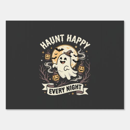 Halloween Friendly Phantom Parade Sign